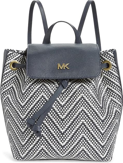 michael kors junie flap backpack